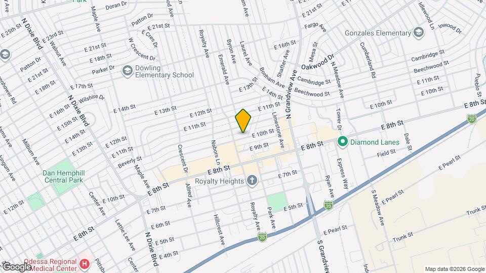 2107 E 10th St Mapa y Detalles de la Ubicación