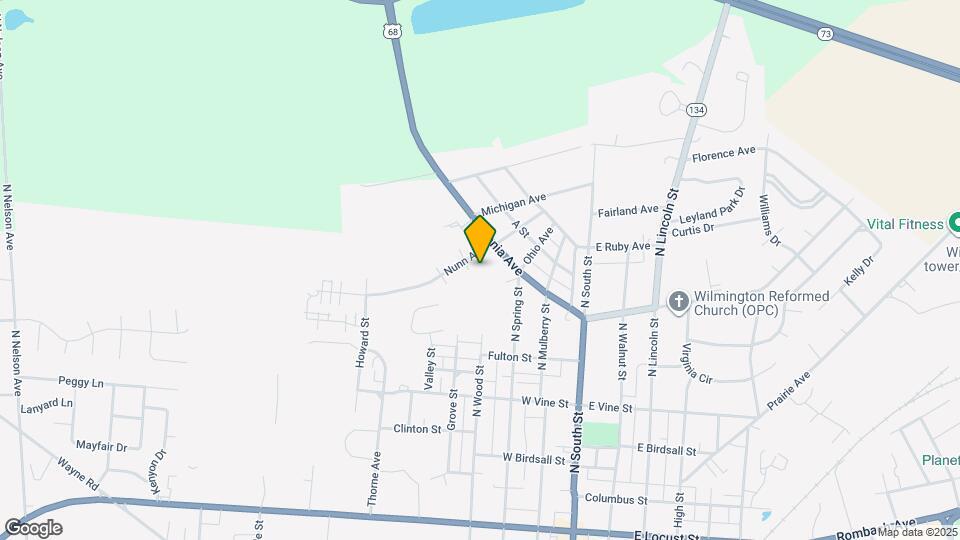 865 Xenia Ave Map and Location Details