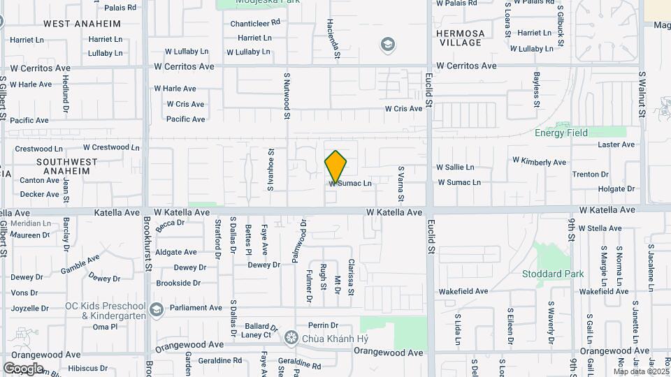1828 W Sumac Ln Map and Location Details