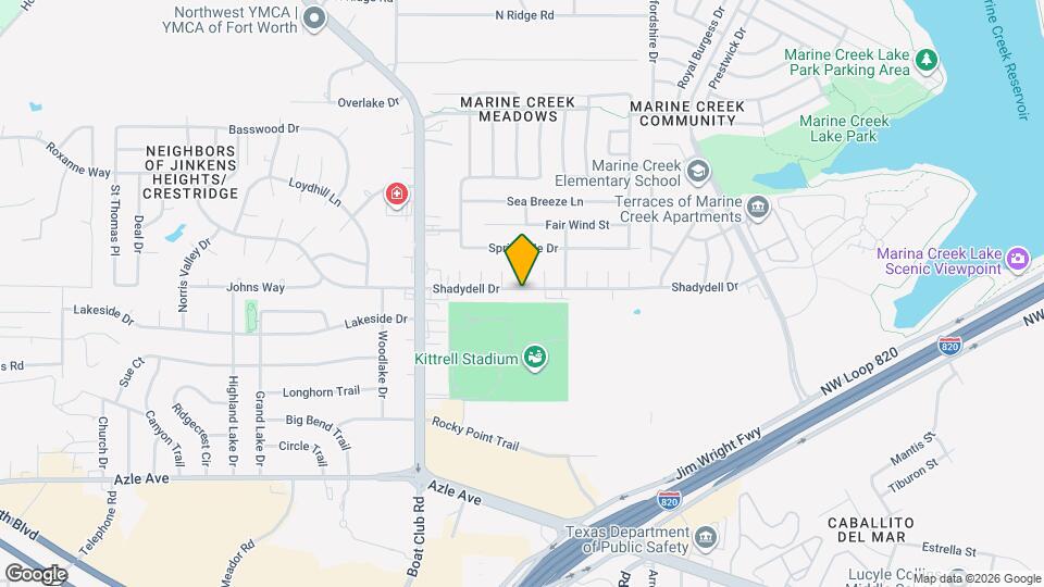 5837 Shadydell Dr Map and Location Details