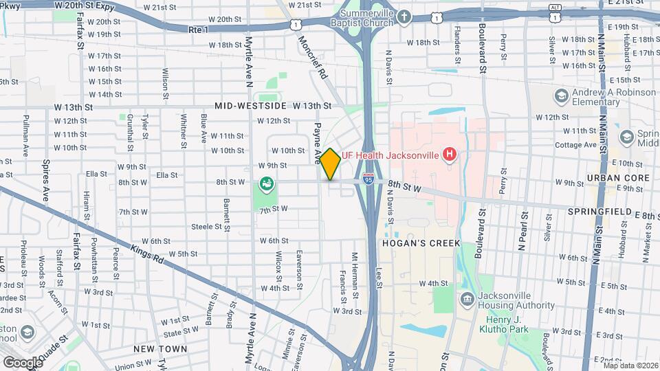 1050 8th St W Map and Location Details
