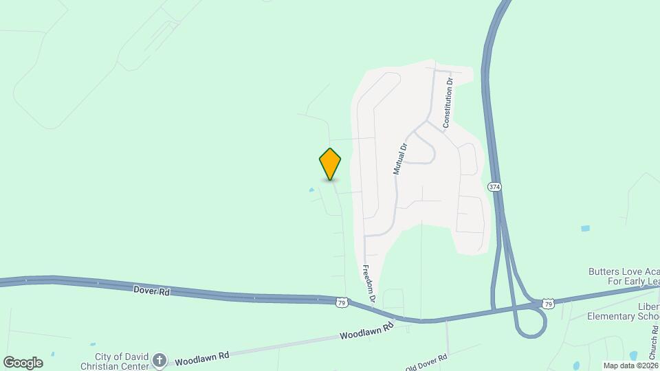 1514 Fredrick Dr Map and Location Details