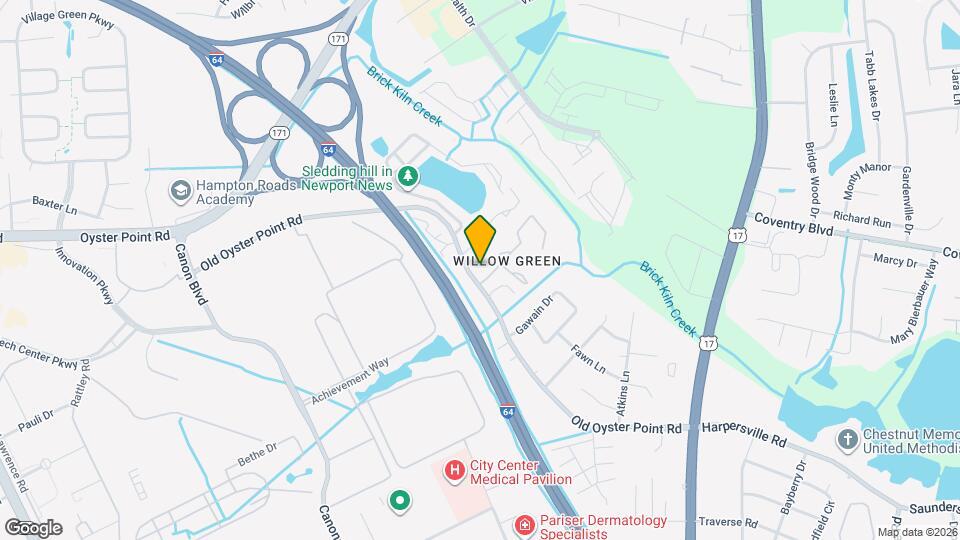 1005 Willow Green Dr Map and Location Details