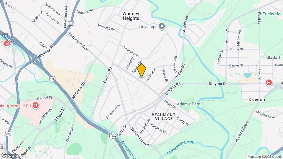 206 Boundary Dr Map and Location Details