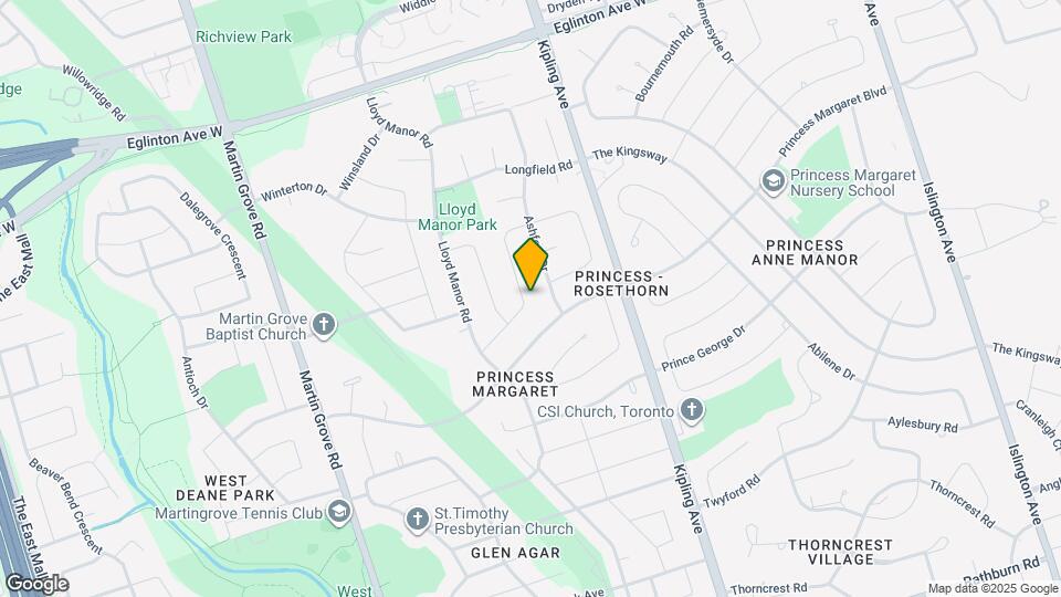 64 Farningham Crescent Map and Location Details