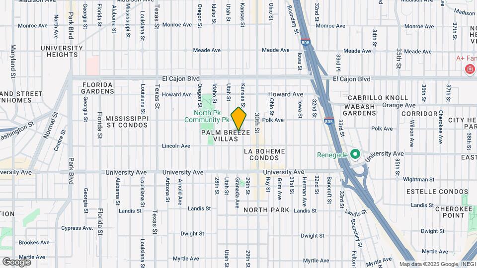 4044-4050 Kansas St Map and Location Details