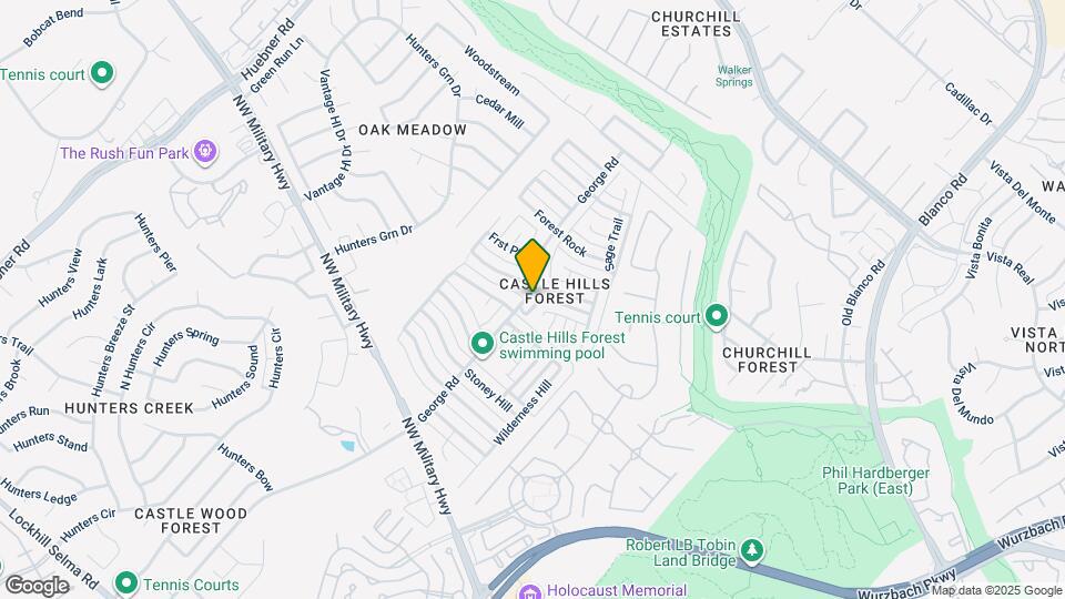 13814 George Rd Map and Location Details