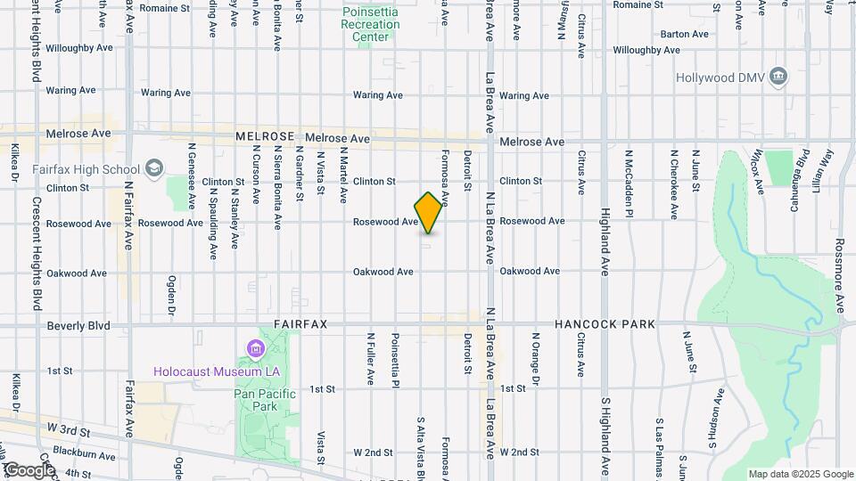 444 N Alta Vista Blvd Map and Location Details