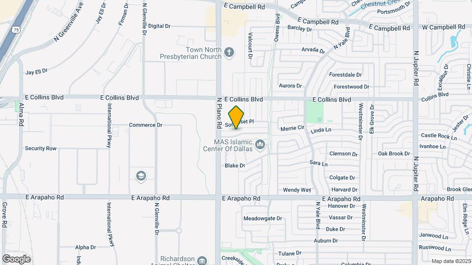 1411 Meadow Glen St Map and Location Details