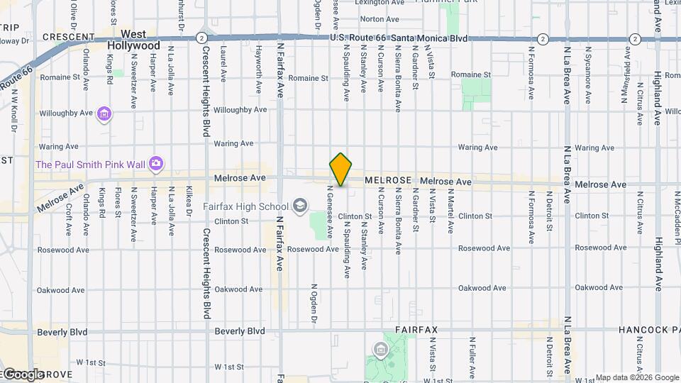 643 N Spaulding Ave Map and Location Details