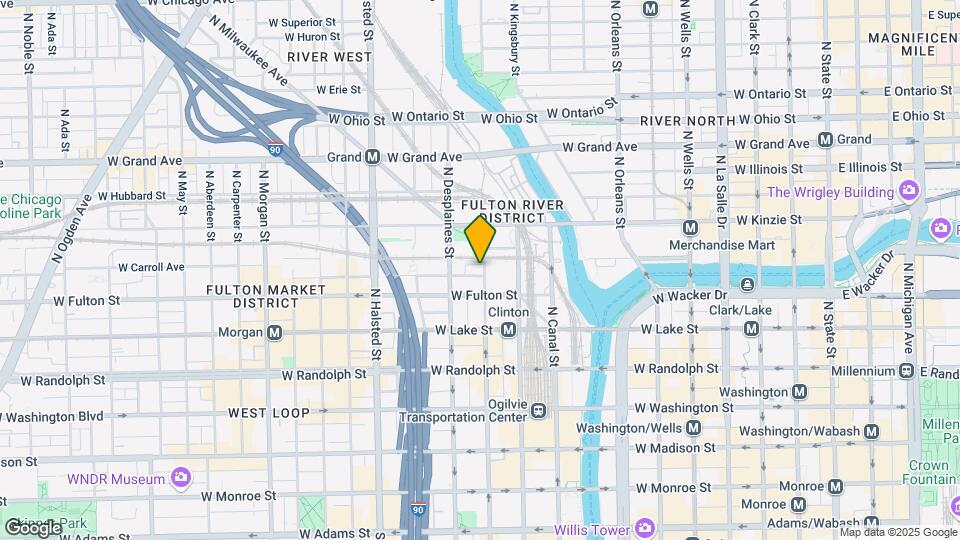 324 N Jefferson St Map and Location Details
