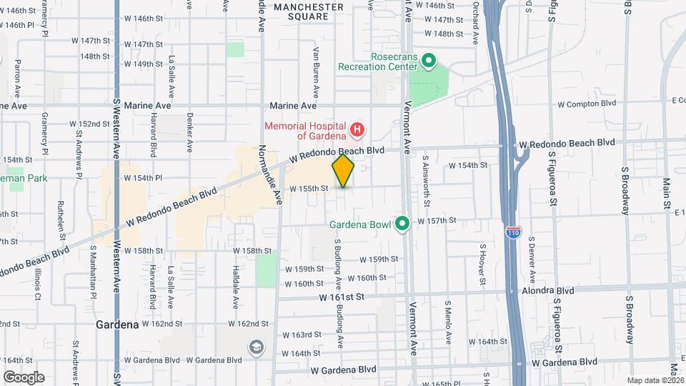 15515 S Budlong Pl, Unit #15 Mapa y Detalles de la Ubicación