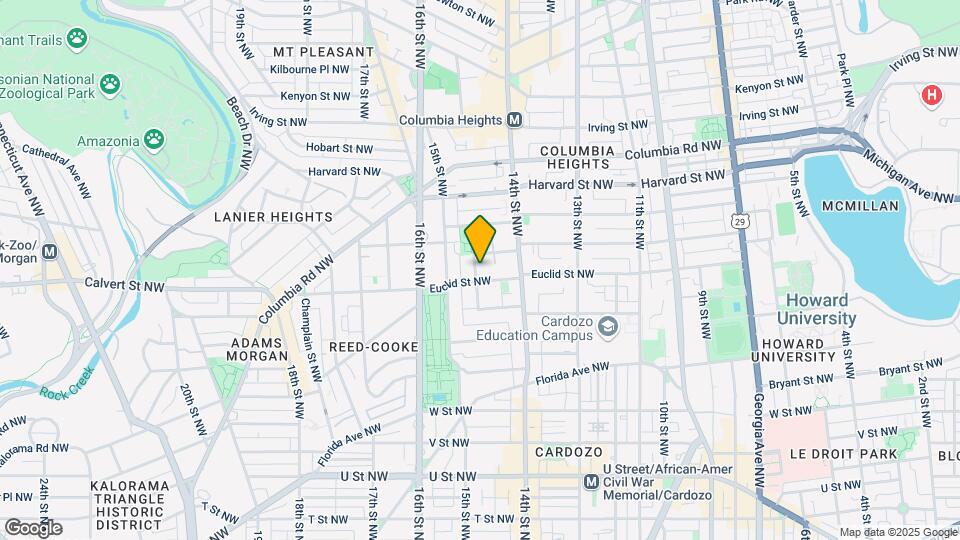 2615 University Pl NW Map and Location Details