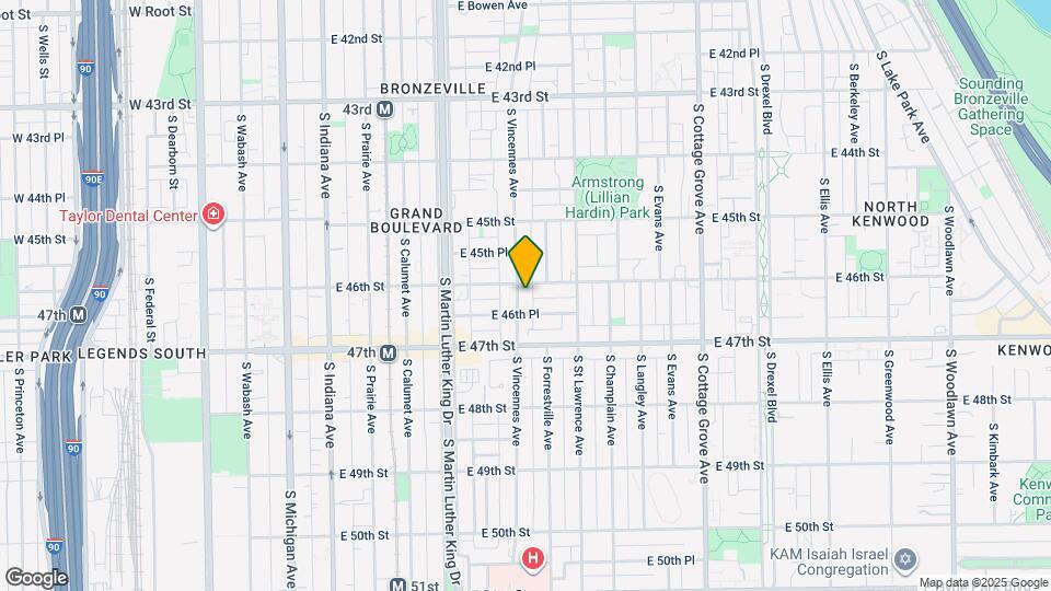 4609 S Vincennes Ave Mapa y Detalles de la Ubicación