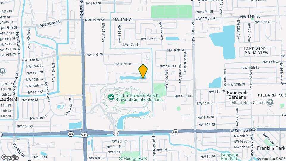 3437 NW 13th St Map and Location Details