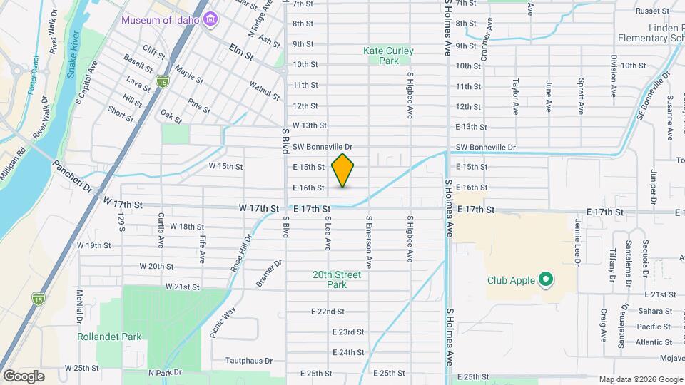 232 E 16th St Map and Location Details