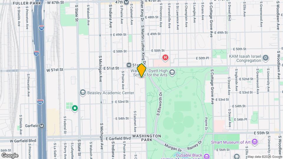 5144 S King Dr Map and Location Details