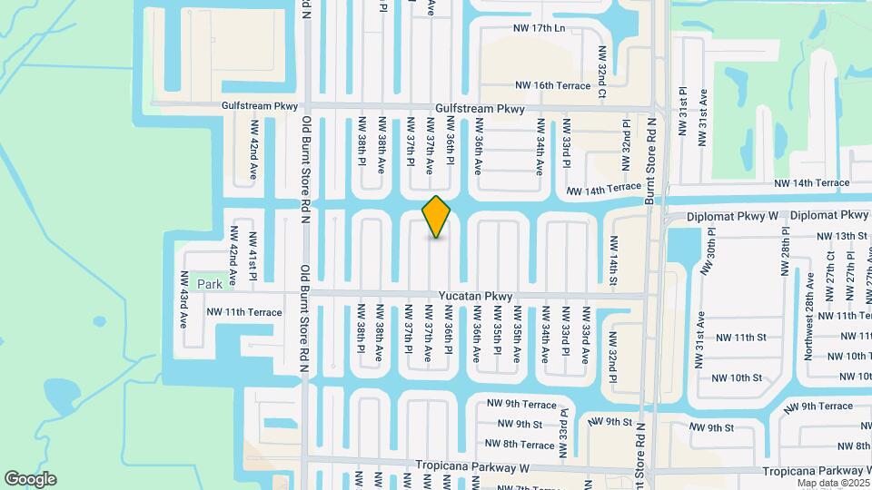 1233 NW 37th Ave Map and Location Details