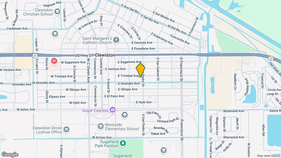 409 San Pedro St Map and Location Details