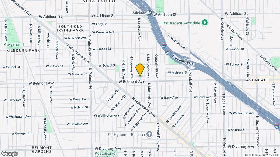 3204 N Lawndale Ave Mapa y Detalles de la Ubicación