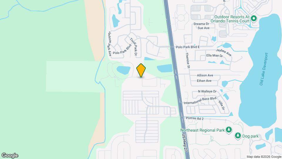 1334 Washington Palm Loop Map and Location Details