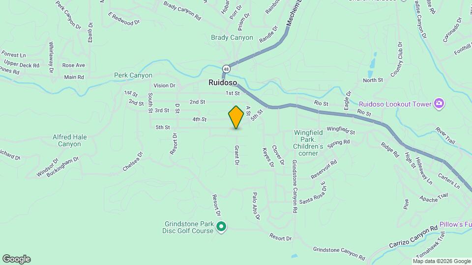 110 Apache Hills Dr Map and Location Details