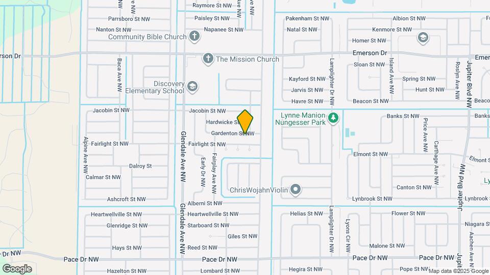 1510 Gardenton St NW Map and Location Details