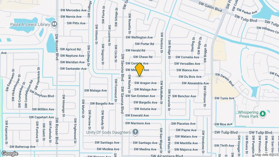 1250 SW San Antonio Ave Map and Location Details