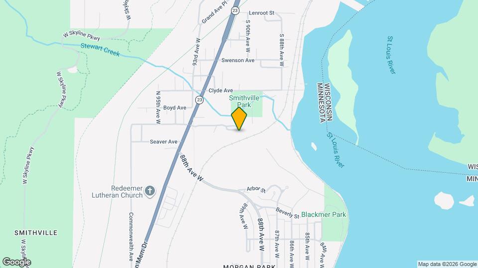 9010 Zimmerly Ave Map and Location Details