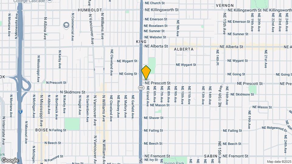 4505 NE Grand Ave Map and Location Details