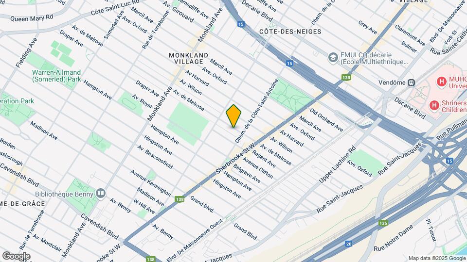 3790 De Melrose Av Map and Location Details