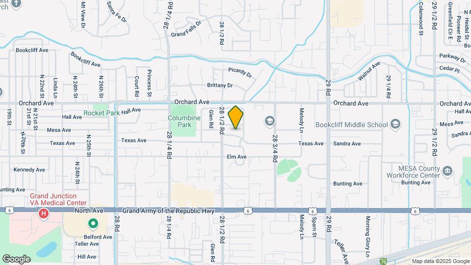 2856 1/2 Texas Ave Map and Location Details