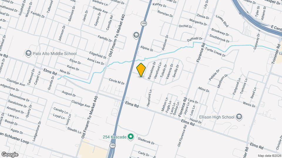 3412 Cantabrian Dr Map and Location Details