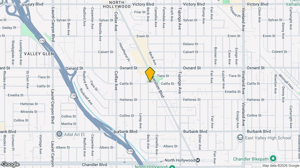 5862 Beck Ave Map and Location Details