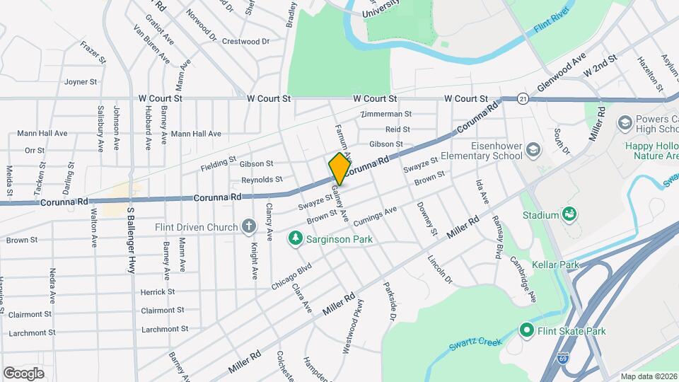 2554 Swayze St Map and Location Details