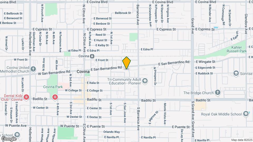 437 N Oakbank Ave Mapa y Detalles de la Ubicación