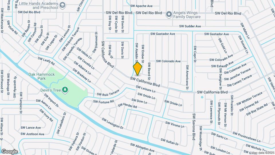 1507 SW California Blvd Map and Location Details