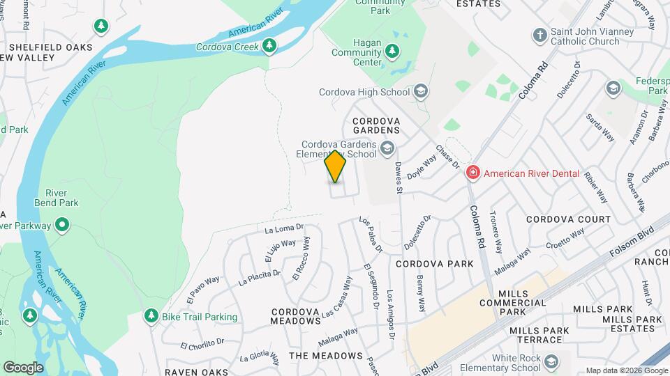 2329 Moraine Cir Map and Location Details