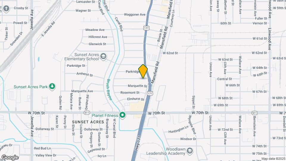 2711 Amherst St Map and Location Details