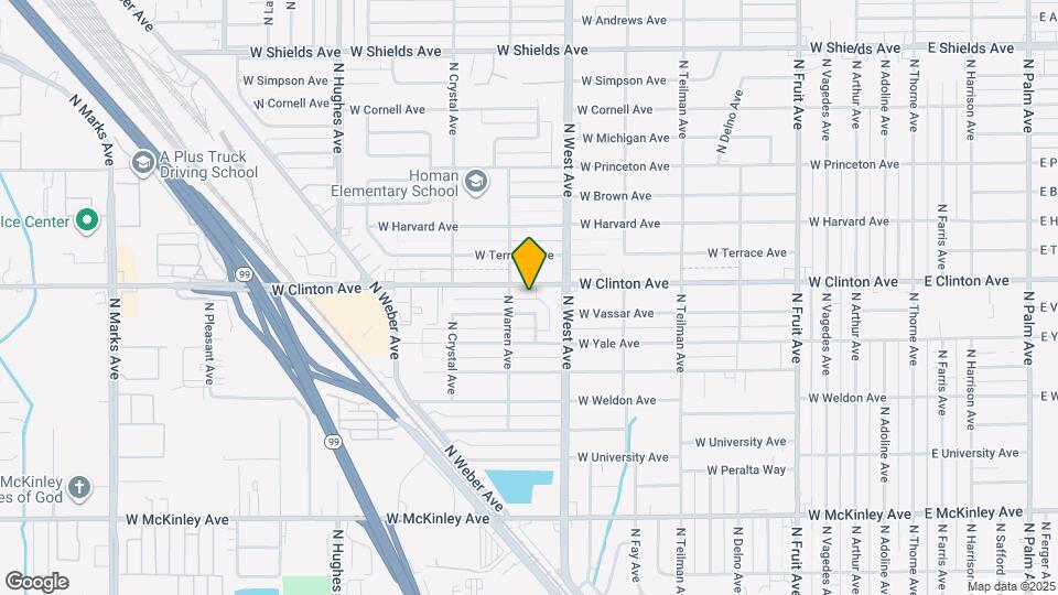 1425 W Clinton Ave Map and Location Details