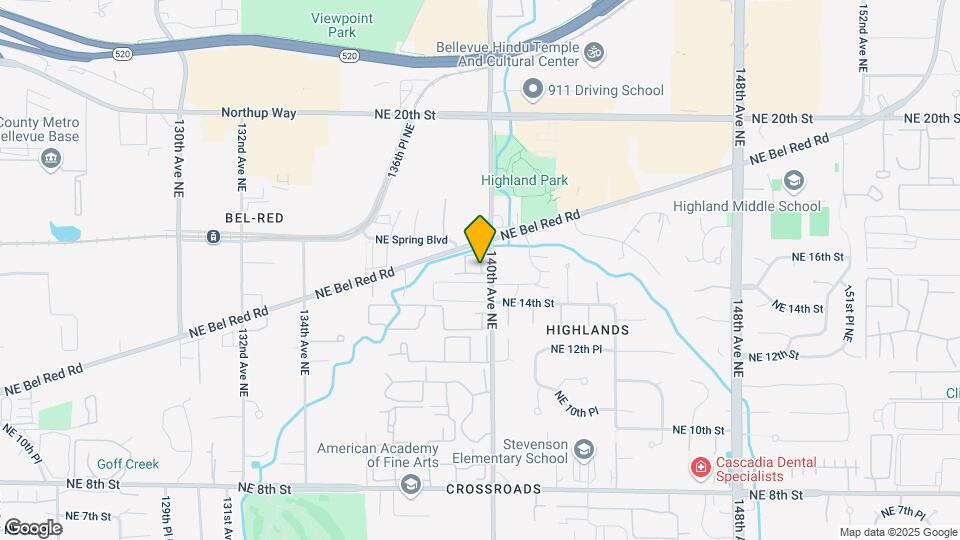 1525 139th Ct NE Map and Location Details