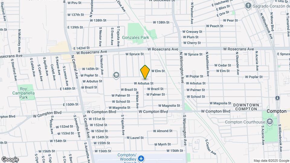1019 W Arbutus St Map and Location Details