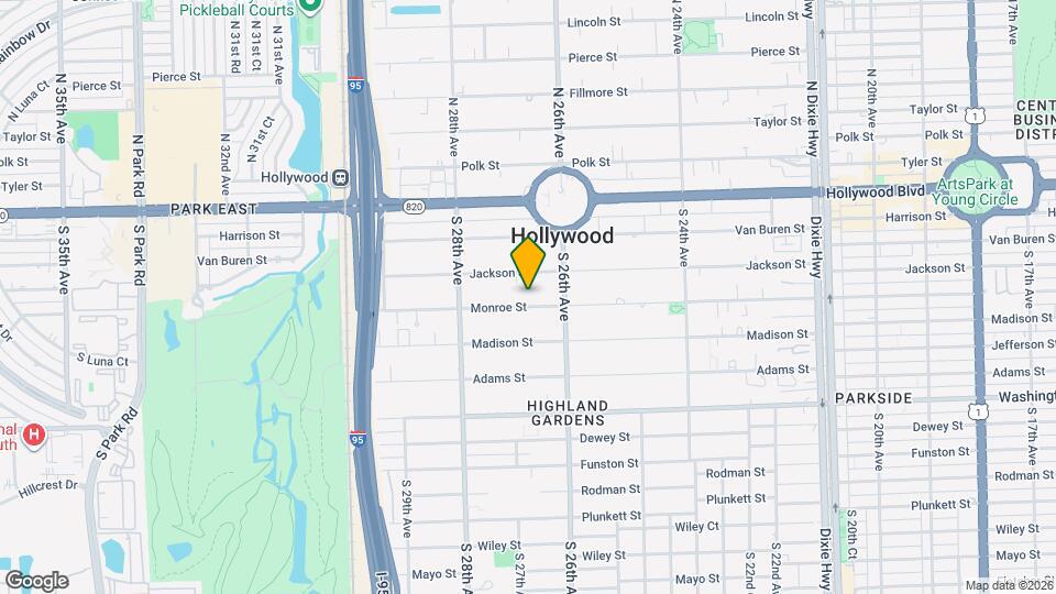 2639 Monroe St Map and Location Details