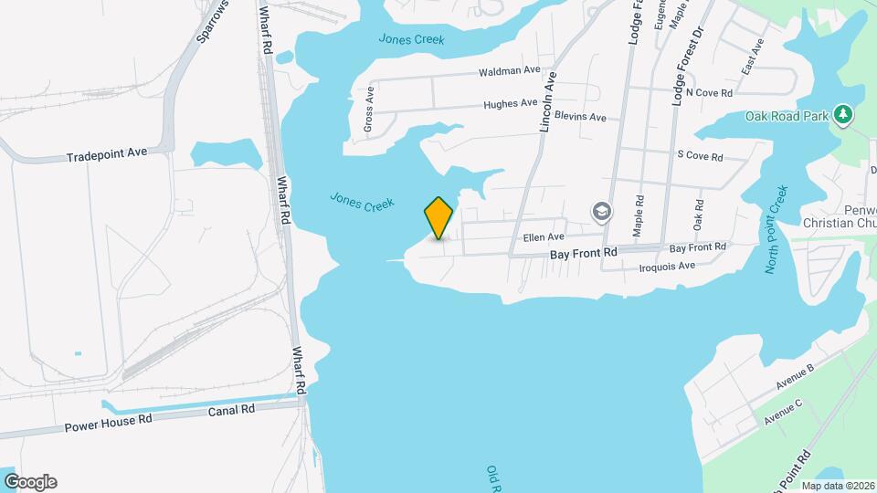 7212 Bay Front Rd Map and Location Details