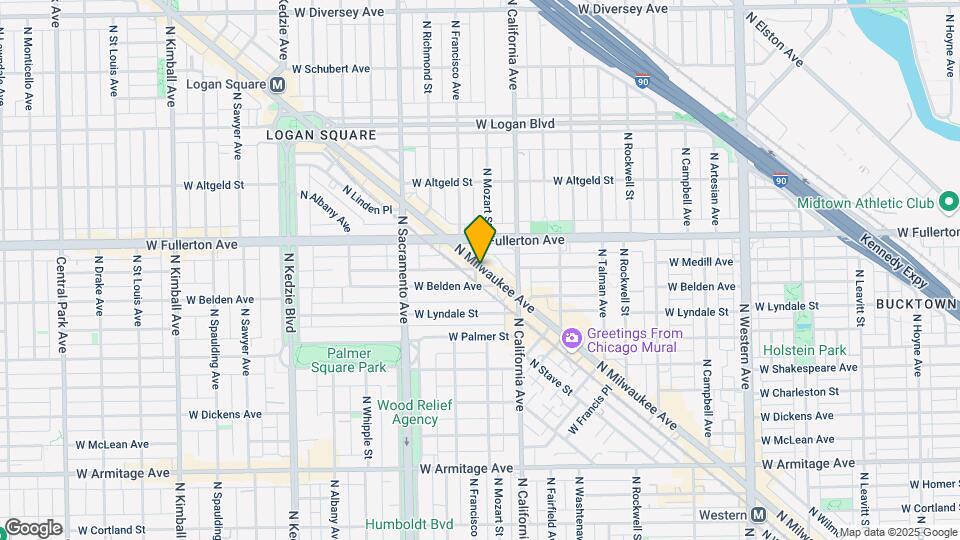 2833 W Medill Ave Map and Location Details