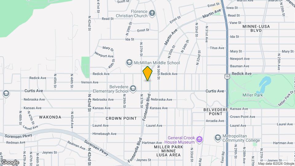 6328 N 36th Ave Map and Location Details