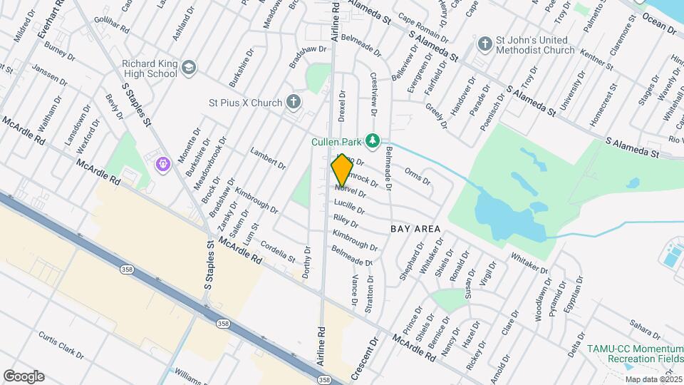 5813 Norvel Dr Map and Location Details