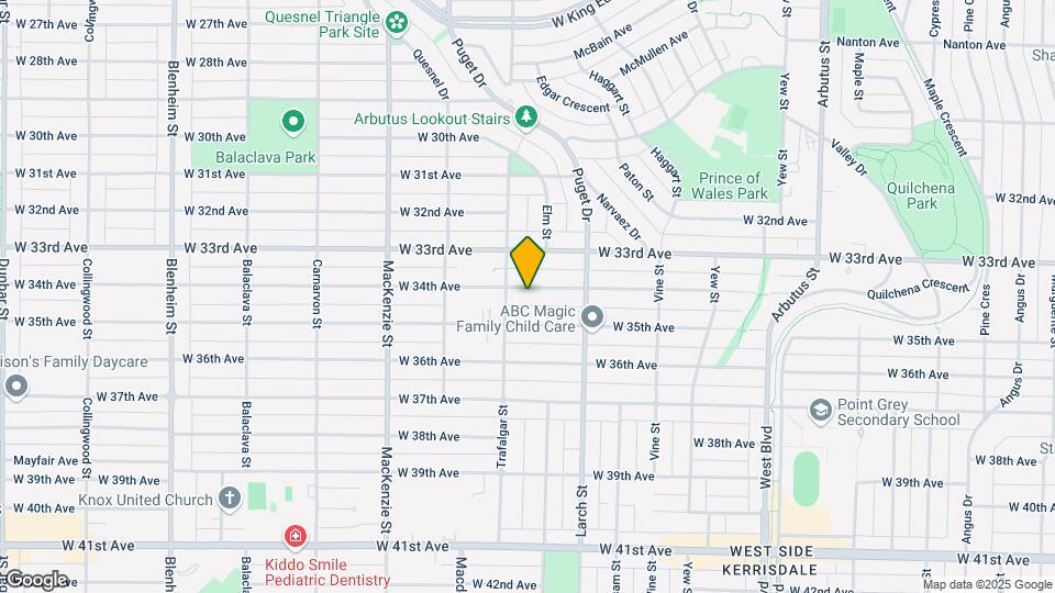 2658 W 34th Ave Map and Location Details
