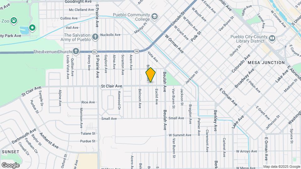 644 Brown Ave Map and Location Details