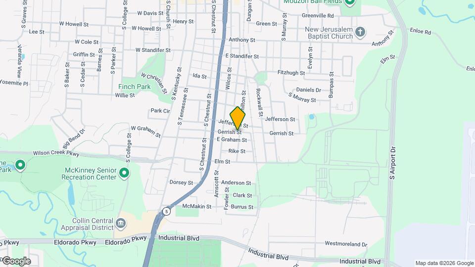 1102 Hamilton St Map and Location Details